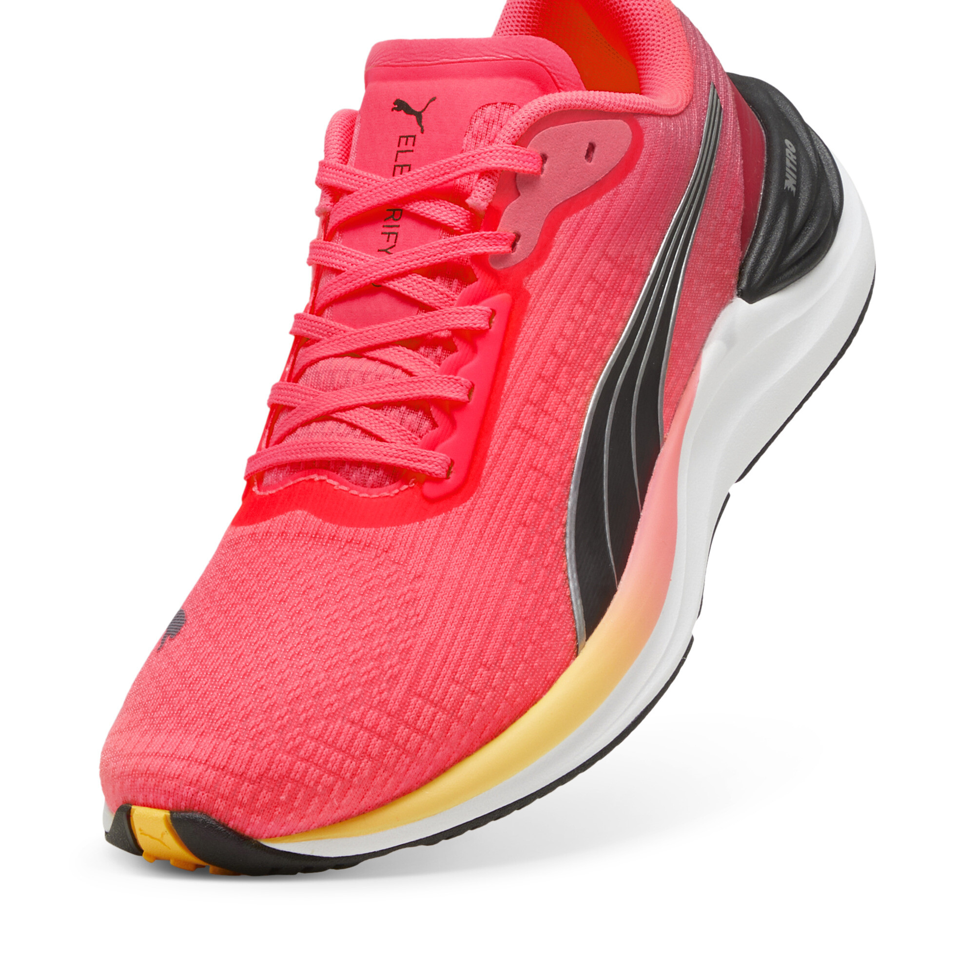 Women's Puma Electrify NITRO™ 3 Running Shoes, Orange, Size 35.5, Shoes