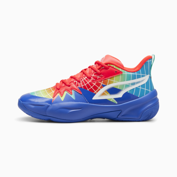 Genetics Marcus Smart Basketball shoes, Royal Sapphire-Red Blast, large-MEX