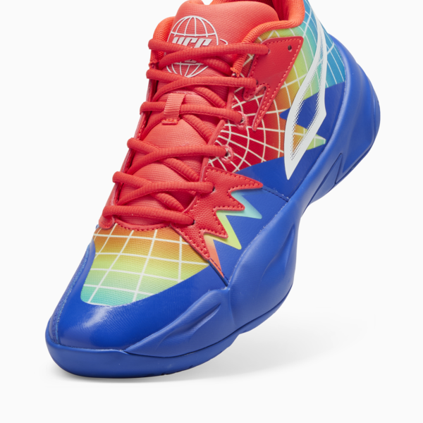 Genetics Marcus Smart Basketball shoes, Royal Sapphire-Red Blast, large-MEX