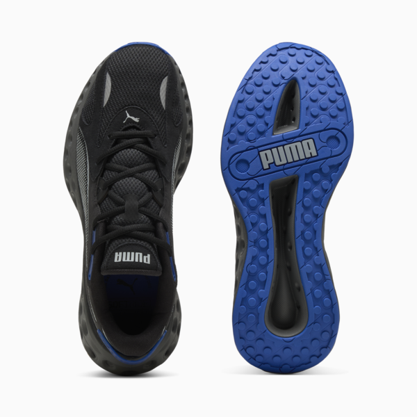Tenis de running SOFTRIDE Frequence, PUMA Black-Vivid Blue-Cool Dark Gray, large-MEX