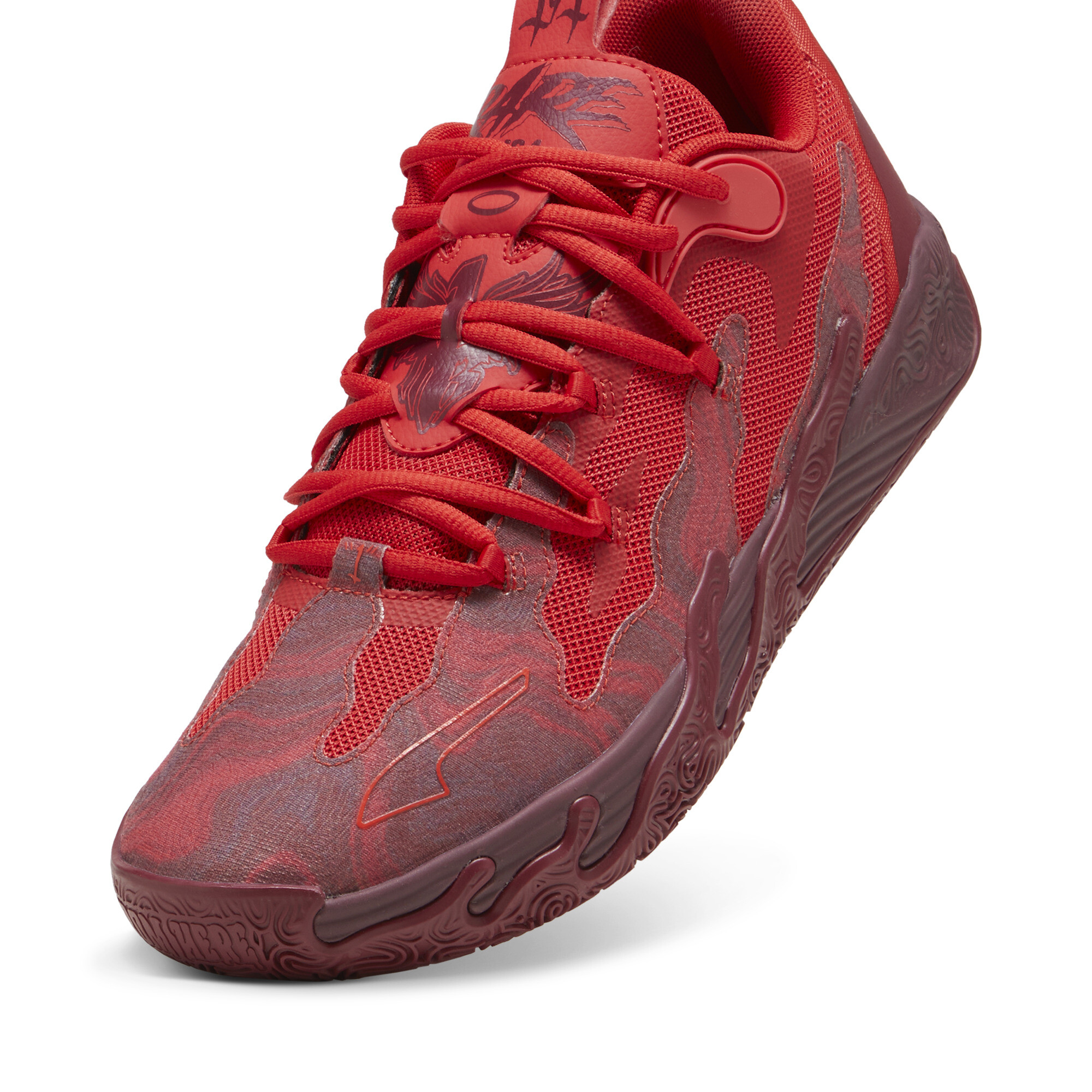 PUMA MB.03 Lo Team basketbalschoenen voor Dames, Rood