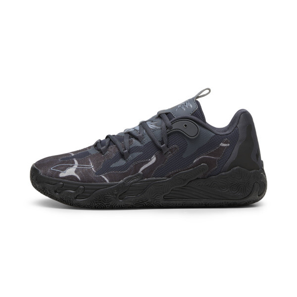 MB.03 Lo Team Basketball Shoes, PUMA Black-Strong Gray, large-ZAF