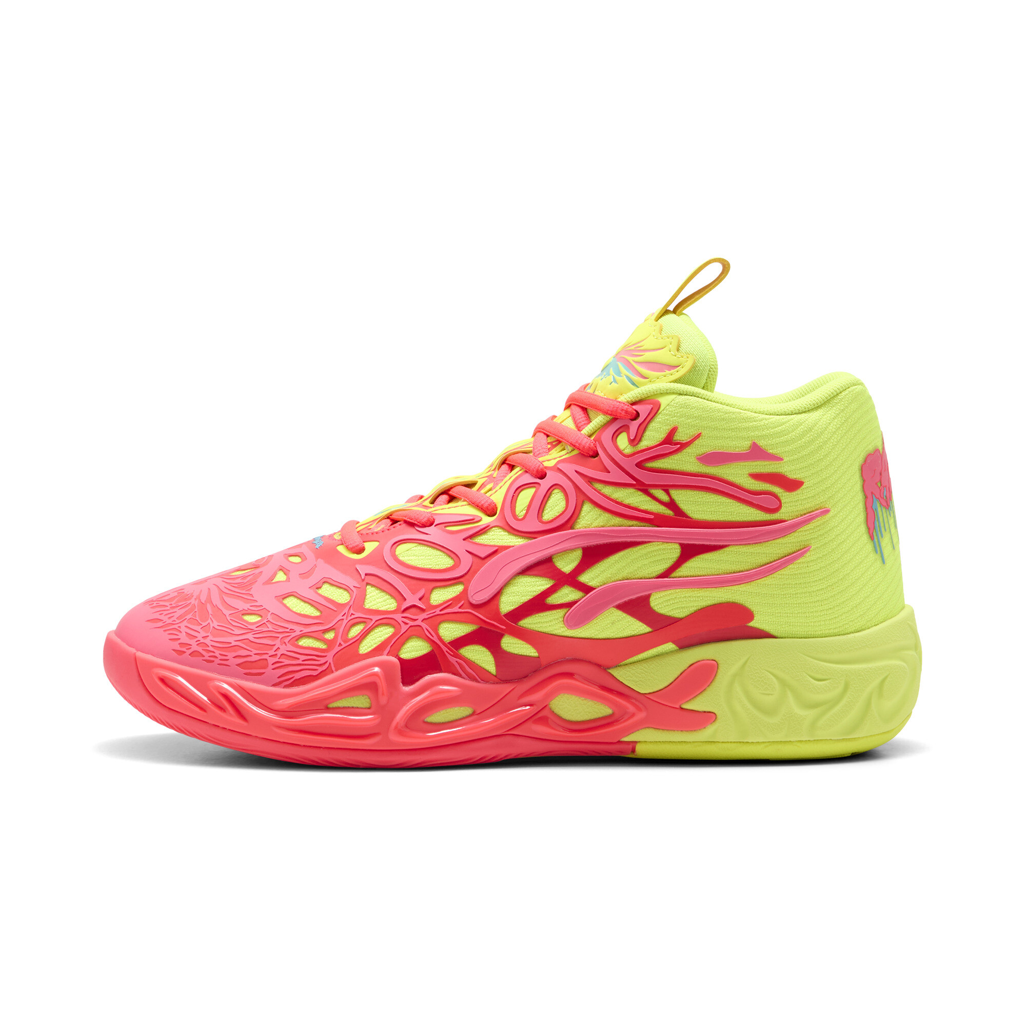 Puma MB.04 1Love Basketballschuhe | Mit Colorful | Pink Alert/Yellow Alert | Größe: 48