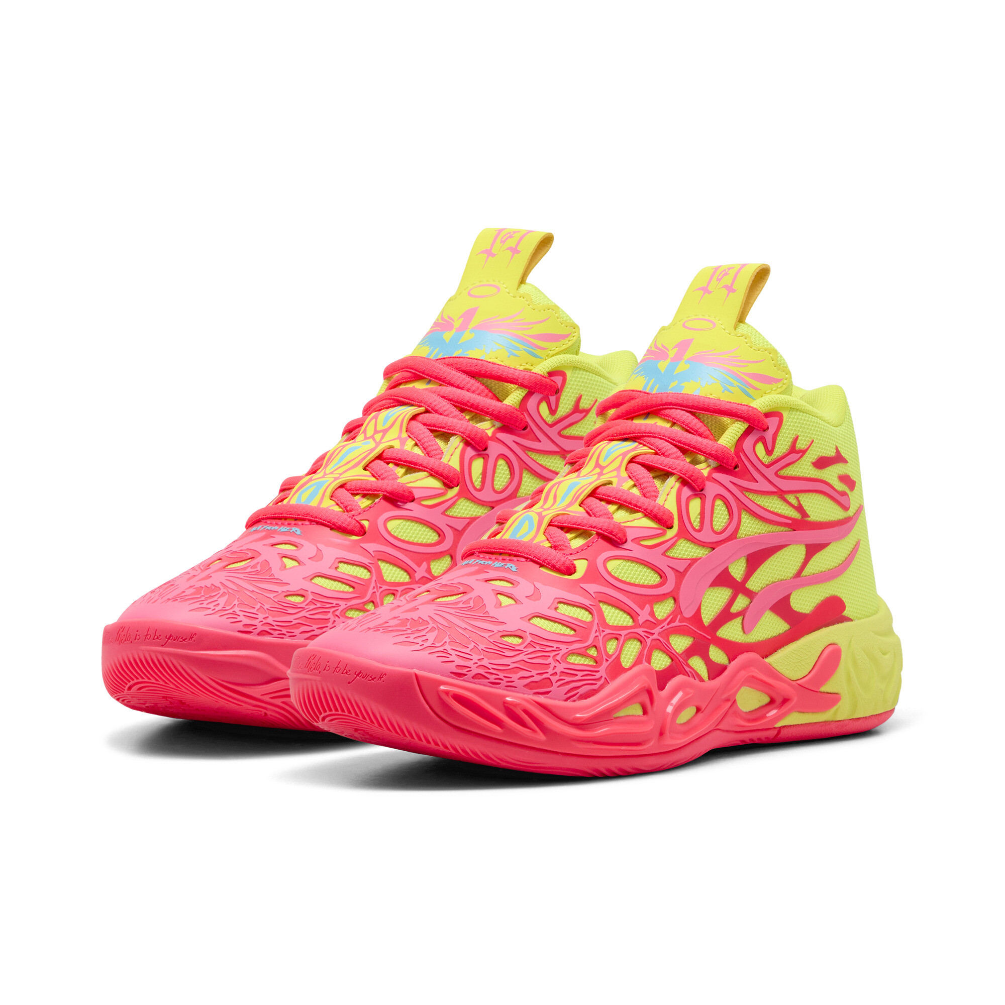 PUMA MB.04 1Love Basketball Shoes Youth In Pink, Size EU 37.5