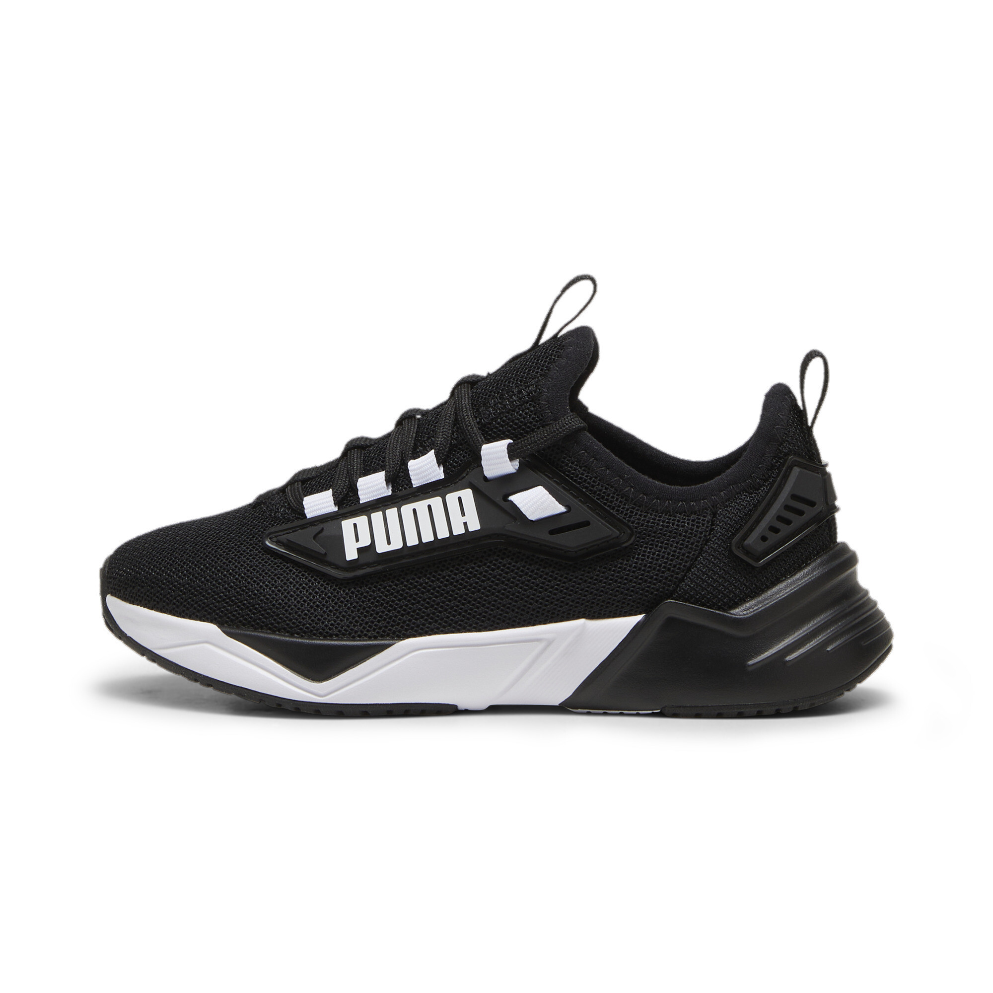 Puma Retaliate 3 Laufschuhe Kleinkinder | Mit Plain | Black/White | Größe: 32.5