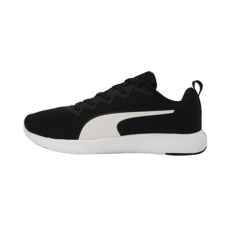 Men's PUMA SOFTRIDE Vital Engineered Mesh Running Shoes in White/Black ...