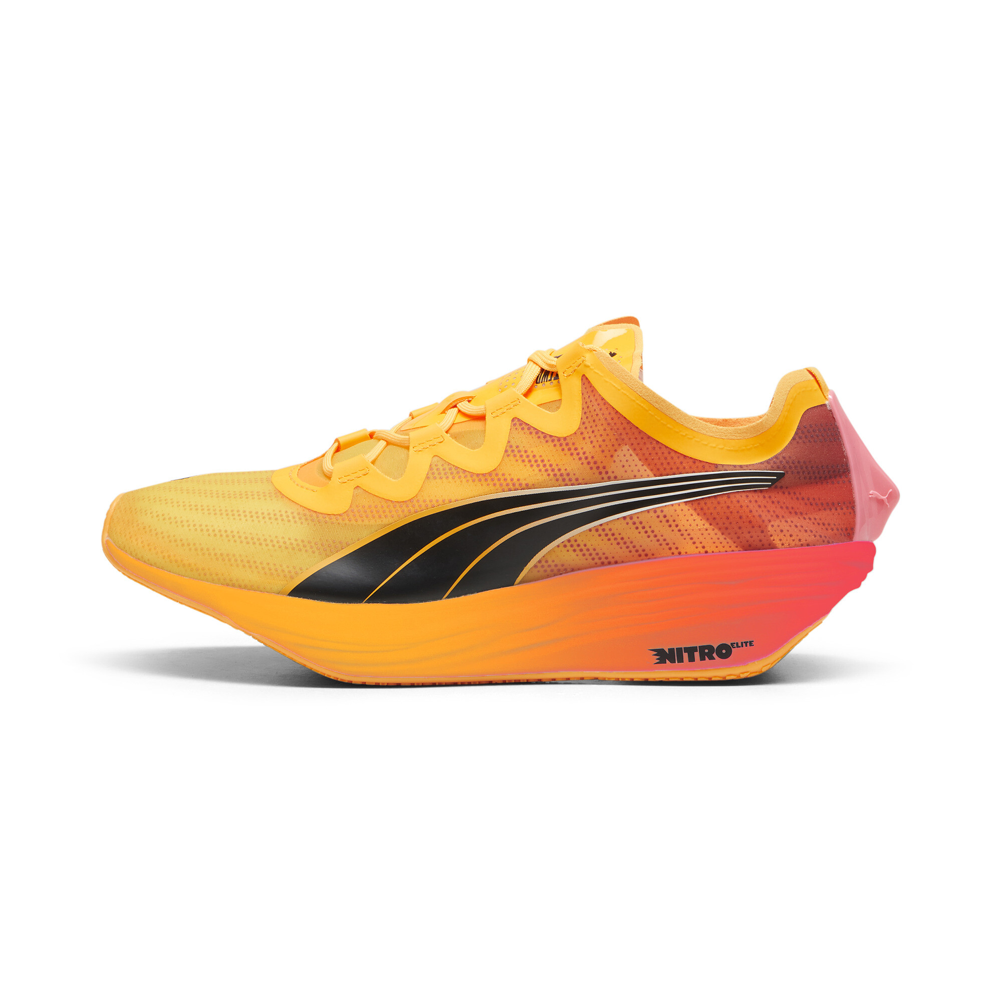 Puma Fast-FWD NITRO™ Elite Laufschuhe Herren | Sunset Glow/Sun Stream/White | Größe: 44