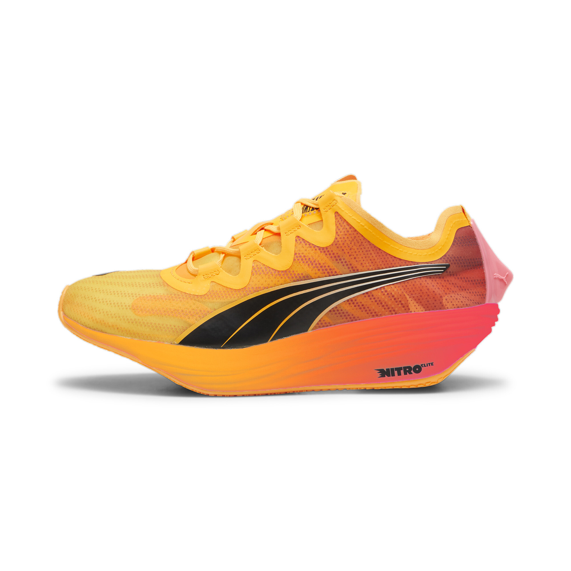 Puma Fast-FWD NITRO™ Elite Laufschuhe Damen | Sunset Glow/Sun Stream/White | Größe: 37