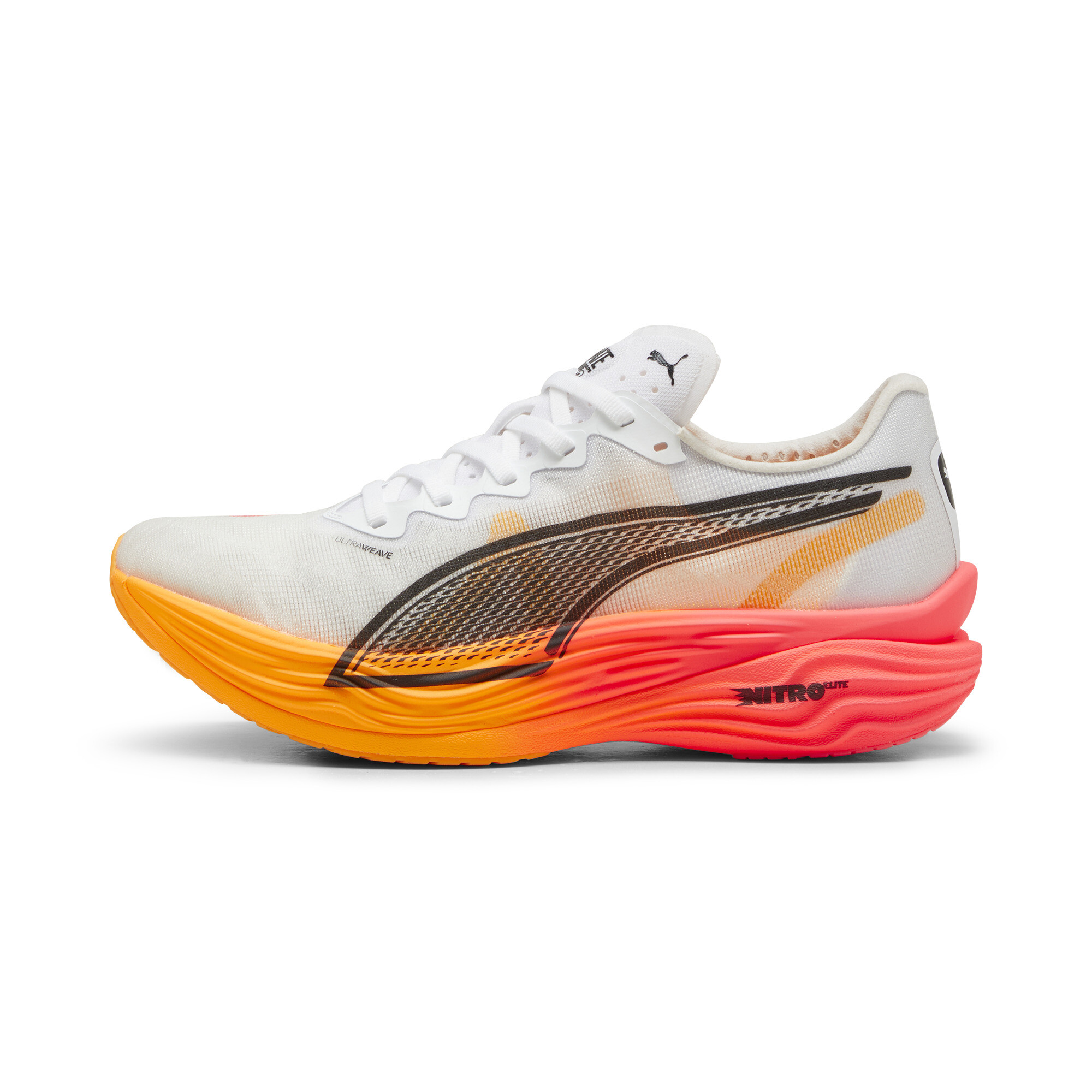 Puma Deviate NITRO™ Elite 3 Laufschuhe Herren | White/Sunset Glow/Sun Stream | Größe: 44