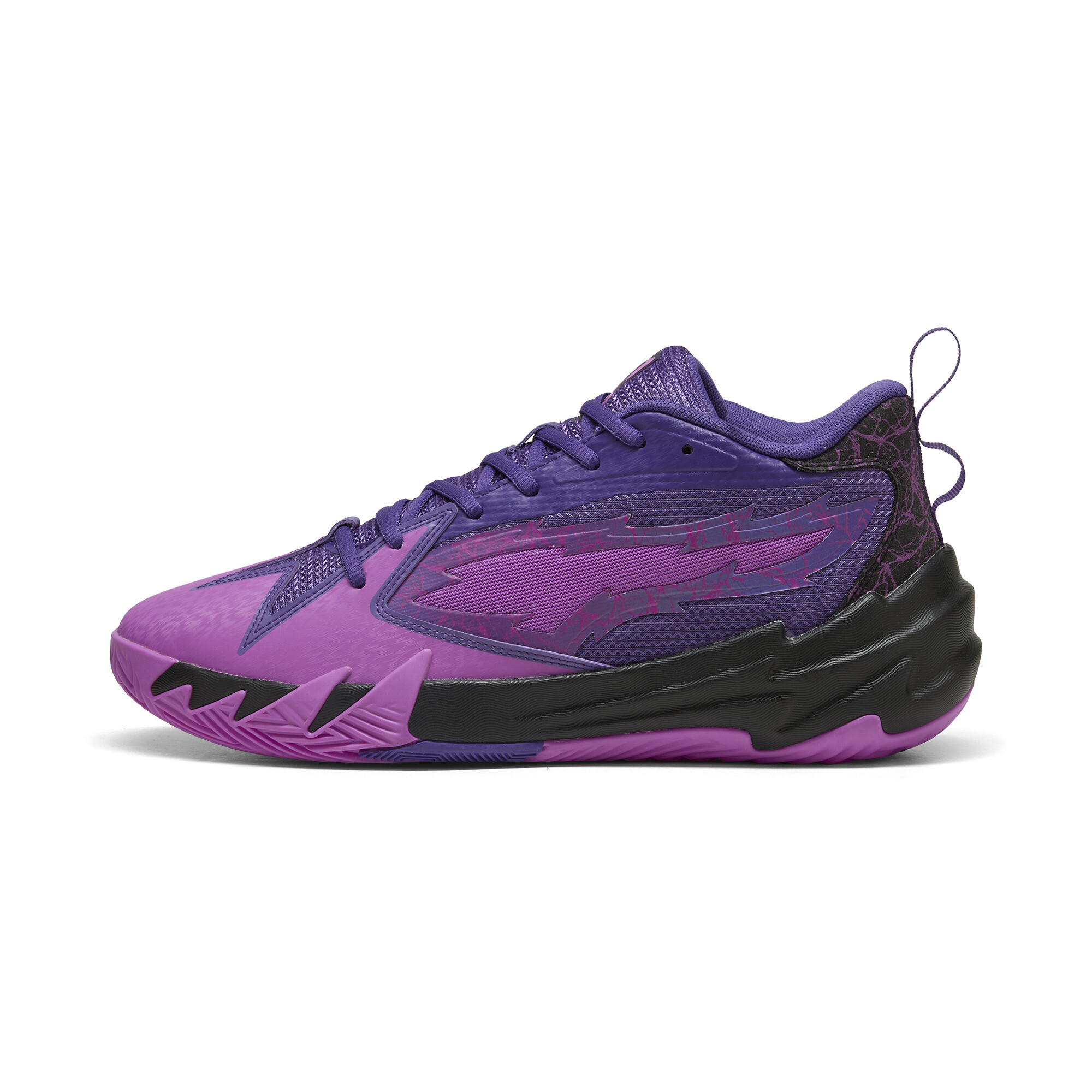 Scoot Zeros Purple Lightning Basketball Shoes