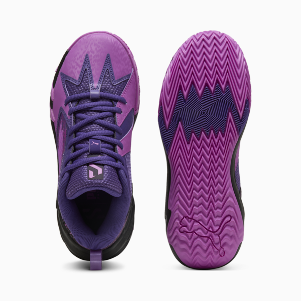 Scoot Zeros PL Basketball Shoes Youth, Pure Magenta-PUMA Black, large-MEX