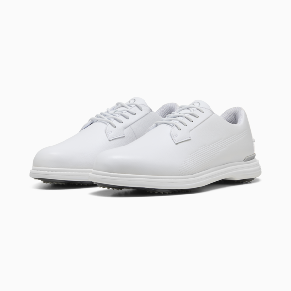 PUMA Royale Golf Shoes Men, PUMA White-Slate Sky-Ash Gray, large-ZAF