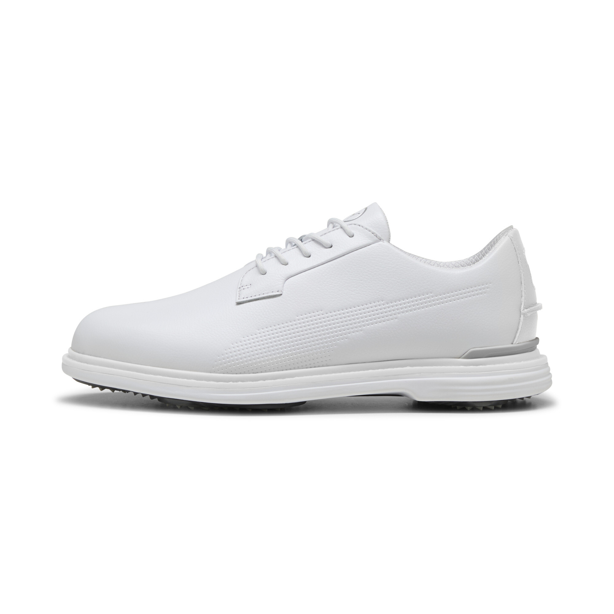 Puma Royale Golfschuhe Herren | Mit Plain | White/Slate Sky/Ash Gray | Größe: 42.5