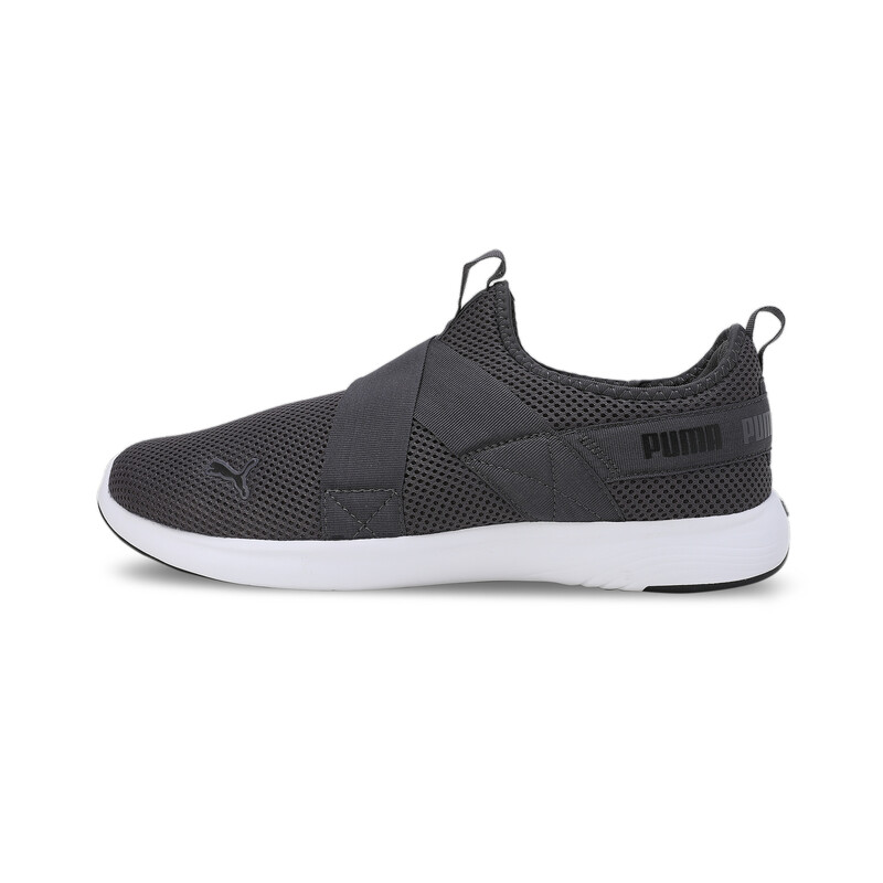Men's PUMA Softride Victoride Strap Eng Slip-On Shoes in Black size UK 10