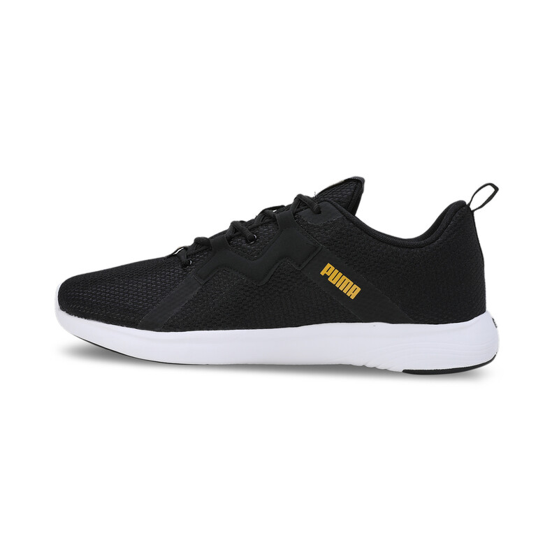 Men's PUMA Softride Victoride Running Shoes in Black/Yellow size UK 7