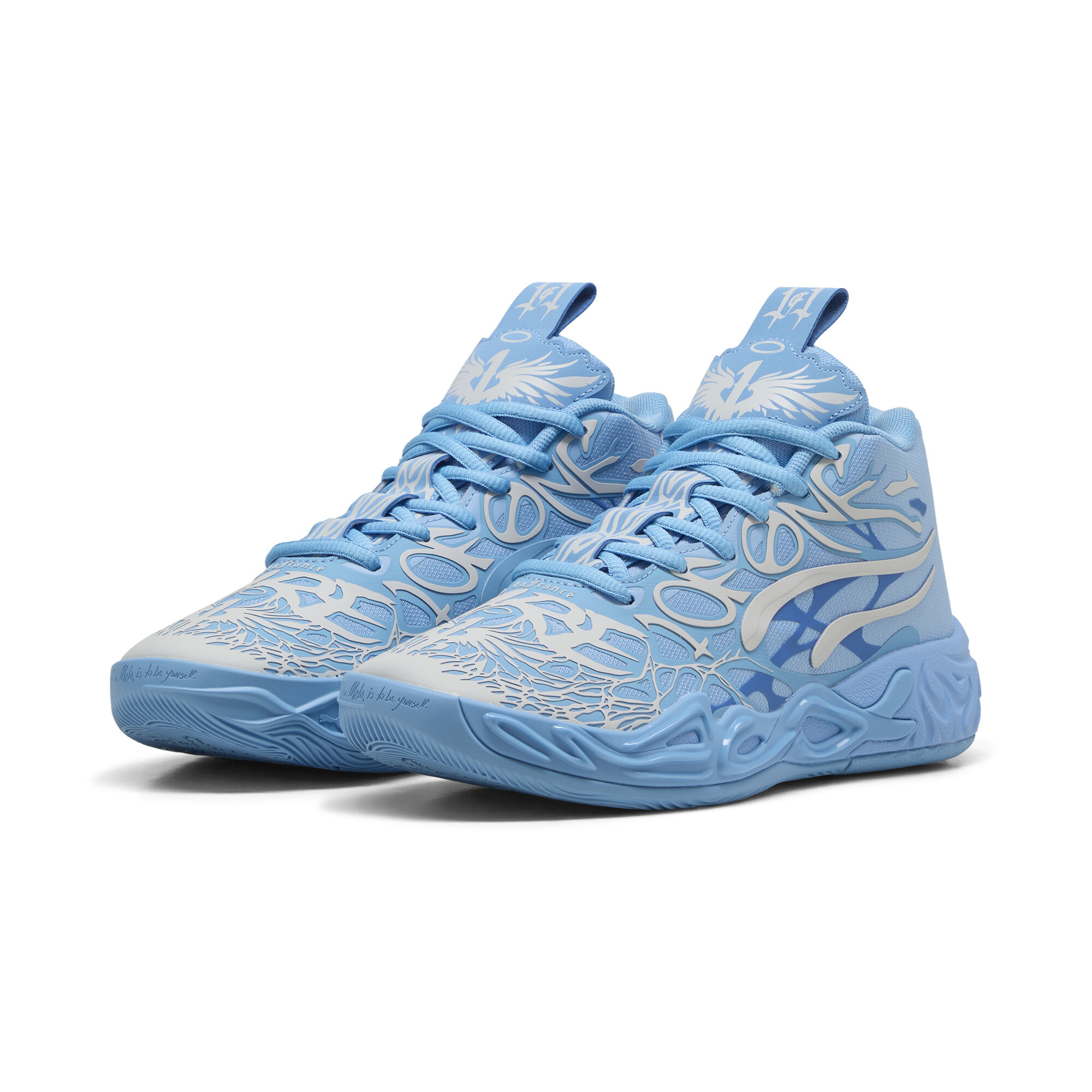 Puma MB.04 La Francé Basketball Shoes Youth, Blue, Size 38.5, Shoes