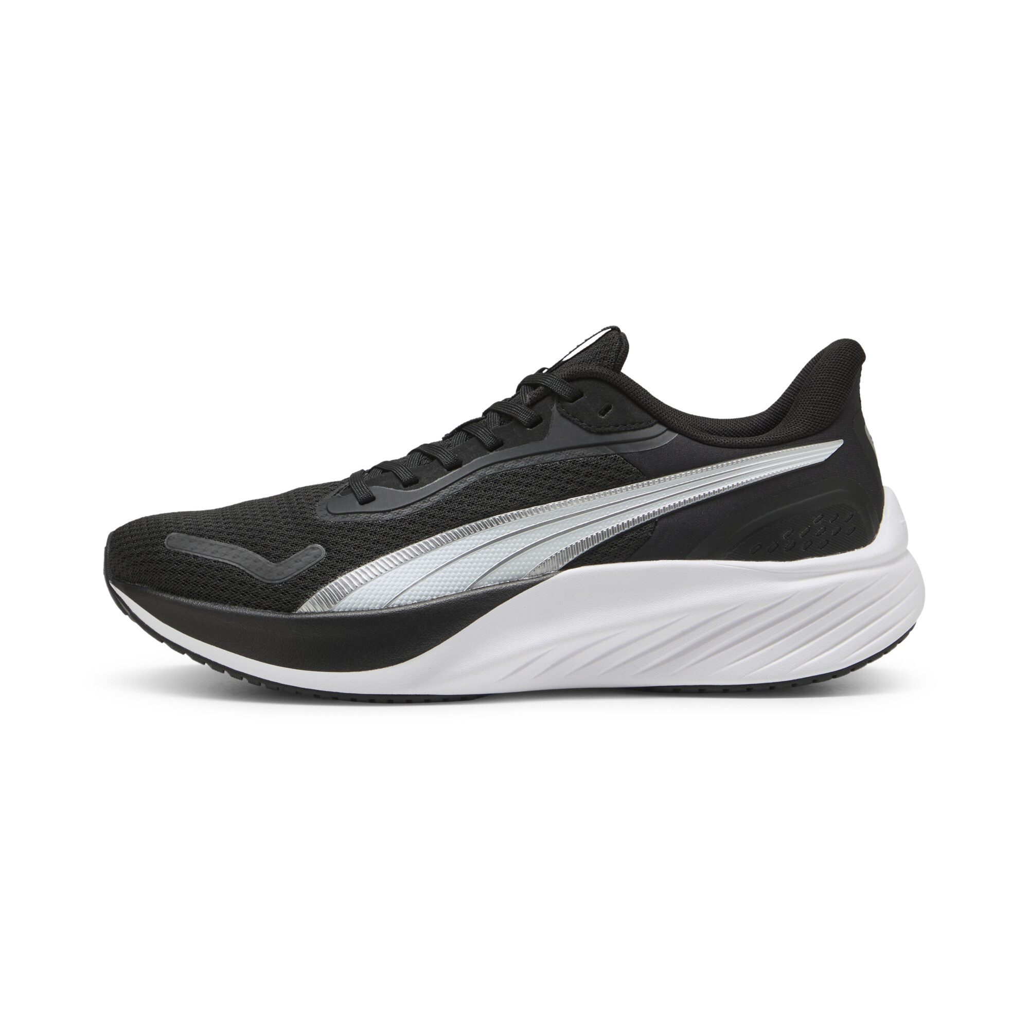 Puma Pounce Lite Laufschuhe | Black/White | Größe: 47