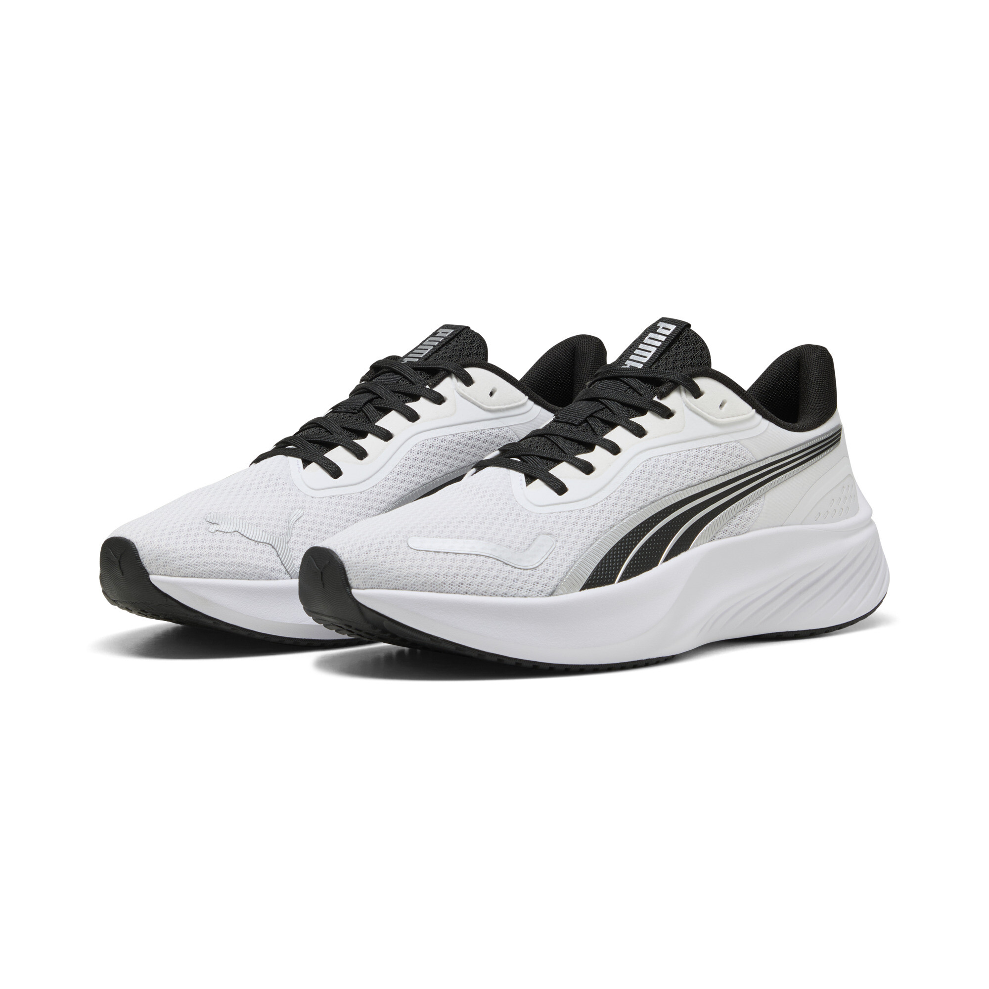 Puma Pounce Lite Laufschuhe | White/Black | Größe: 35.5