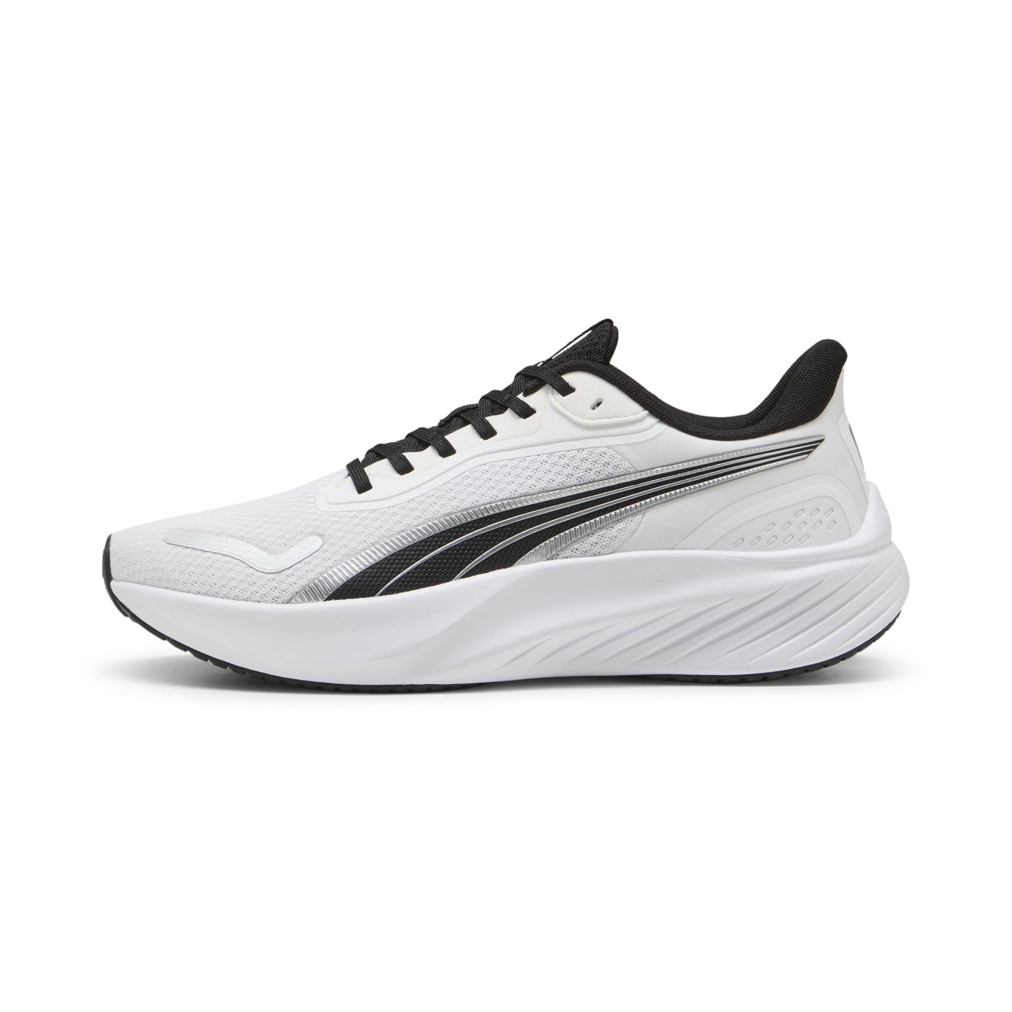 Puma Pounce Lite Laufschuhe | White/Black | Größe: 42.5