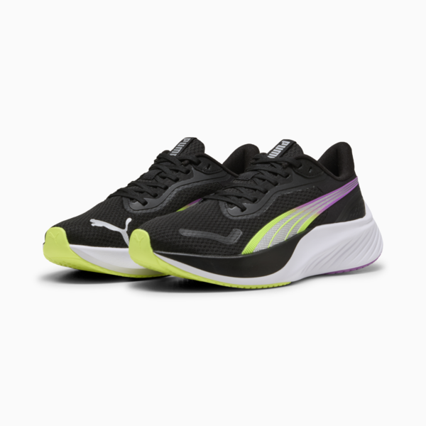 Pounce Lite Running Shoes, PUMA Black-Pure Magenta, large-ZAF