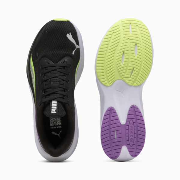 Pounce Lite Running Shoes, PUMA Black-Pure Magenta, large-ZAF