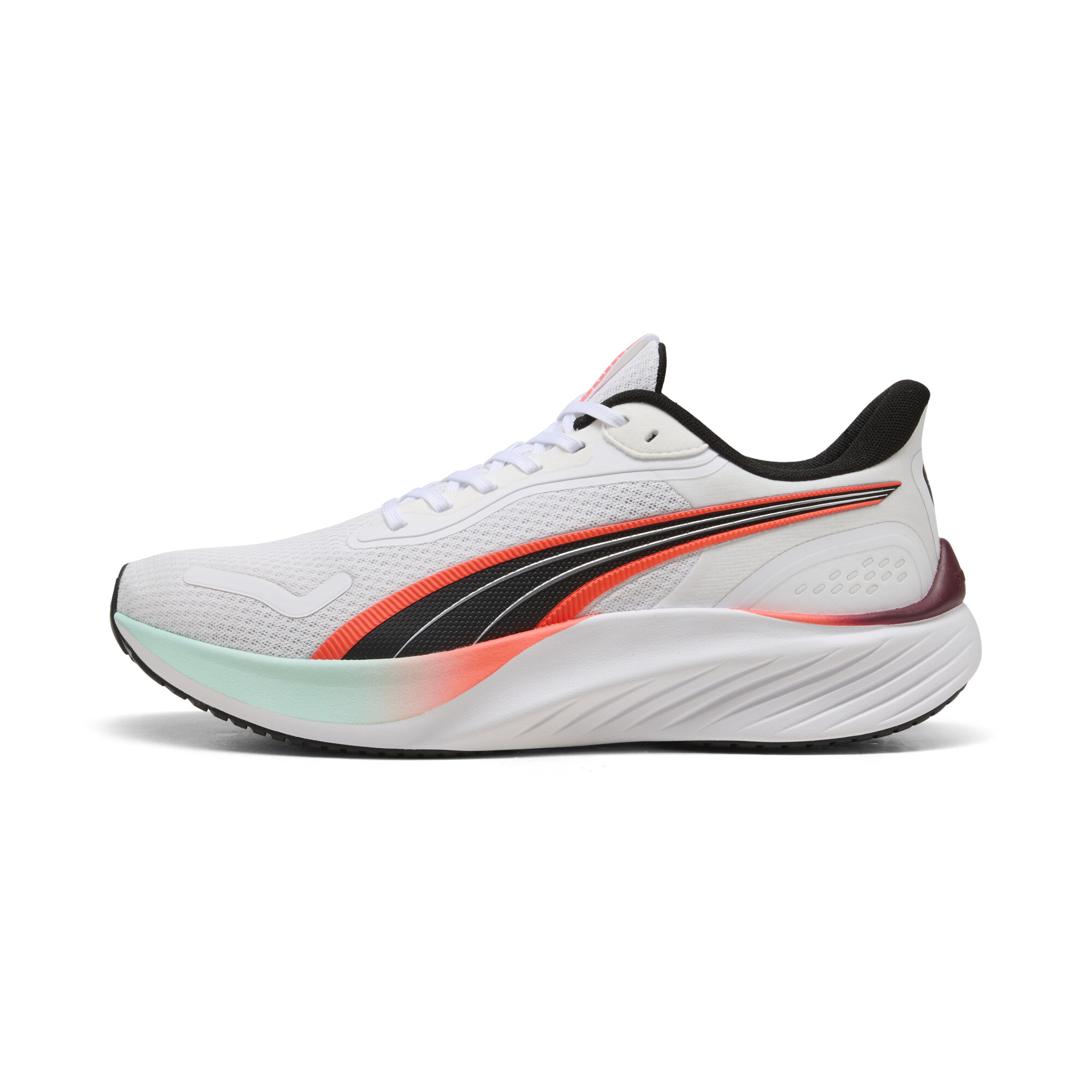 PUMA Pounce Lite hardloopschoenen, Rood/Wit, Maat 35,5 thumbnail 5