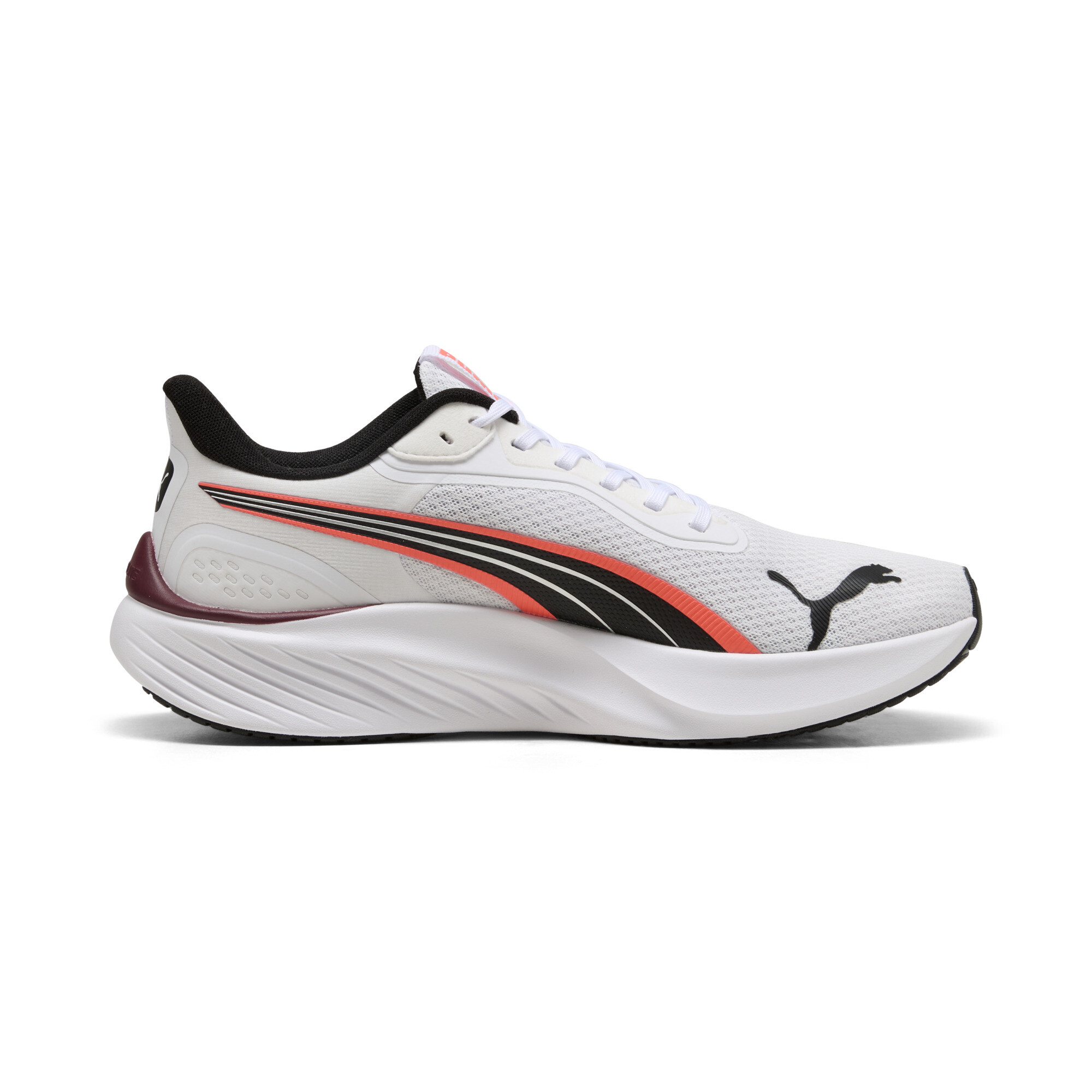 PUMA Pounce Lite hardloopschoenen, Rood/Wit, Maat 35,5 thumbnail 3