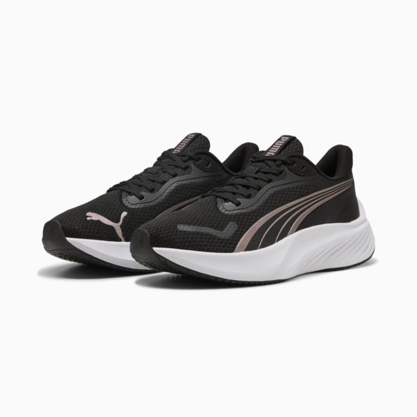 Pounce Lite Running Shoes, PUMA Black-Rose Gold, large-ZAF