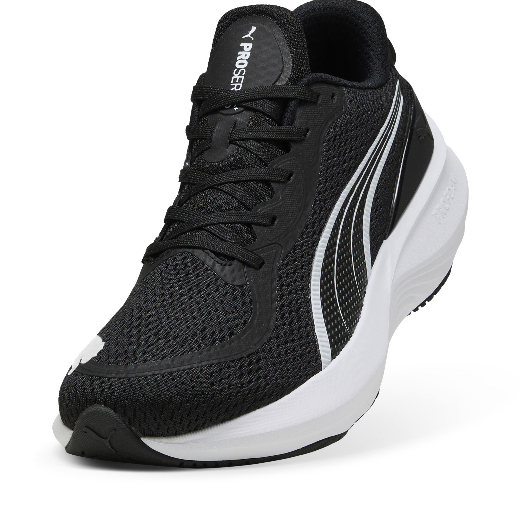 PUMA Scend Pro 2 hardloopschoenen, Zwart/Wit, Maat 40,5 thumbnail 2