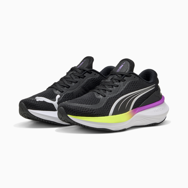 Scend Pro 2 Running Shoes, PUMA Black-Yellow Alert-Pure Magenta, large-ZAF
