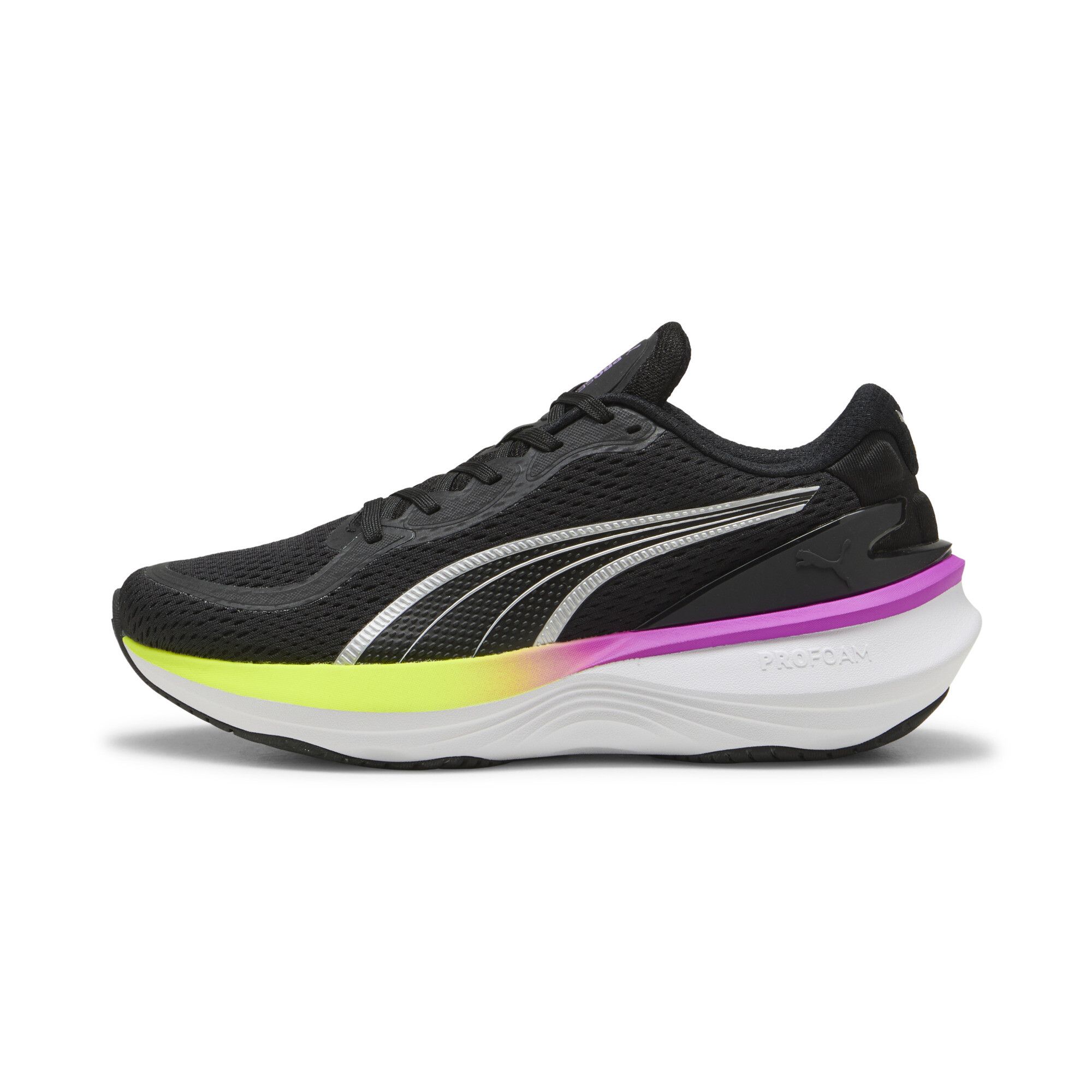 Puma Scend Pro 2 Laufschuhe | Black/Yellow Alert/Pure Magenta | Größe: 40.5