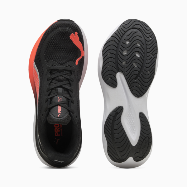 Scend Pro 2 Running Shoes, PUMA Black-Glowing Red, large-ZAF