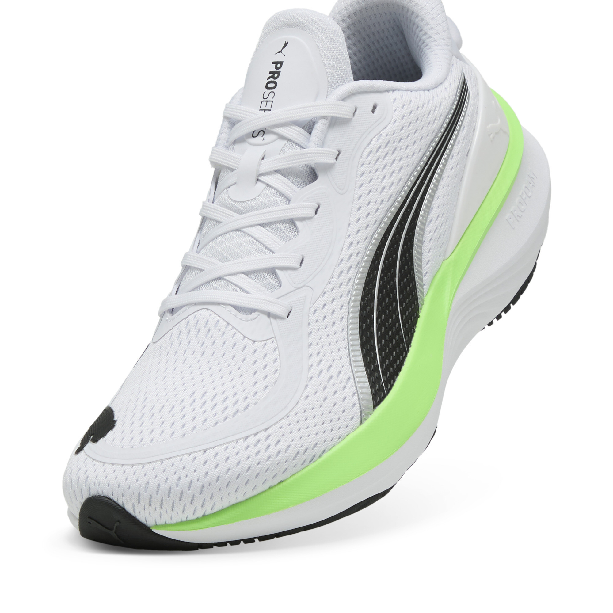 Scend Pro 2 hardloopschoenen, Groen/Zwart/Wit, Maat 40,5 | PUMA