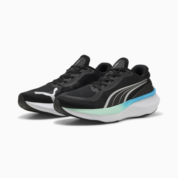 Tenis de running Scend Pro 2, PUMA Black-Mint Melt-Speed Blue, large-MEX