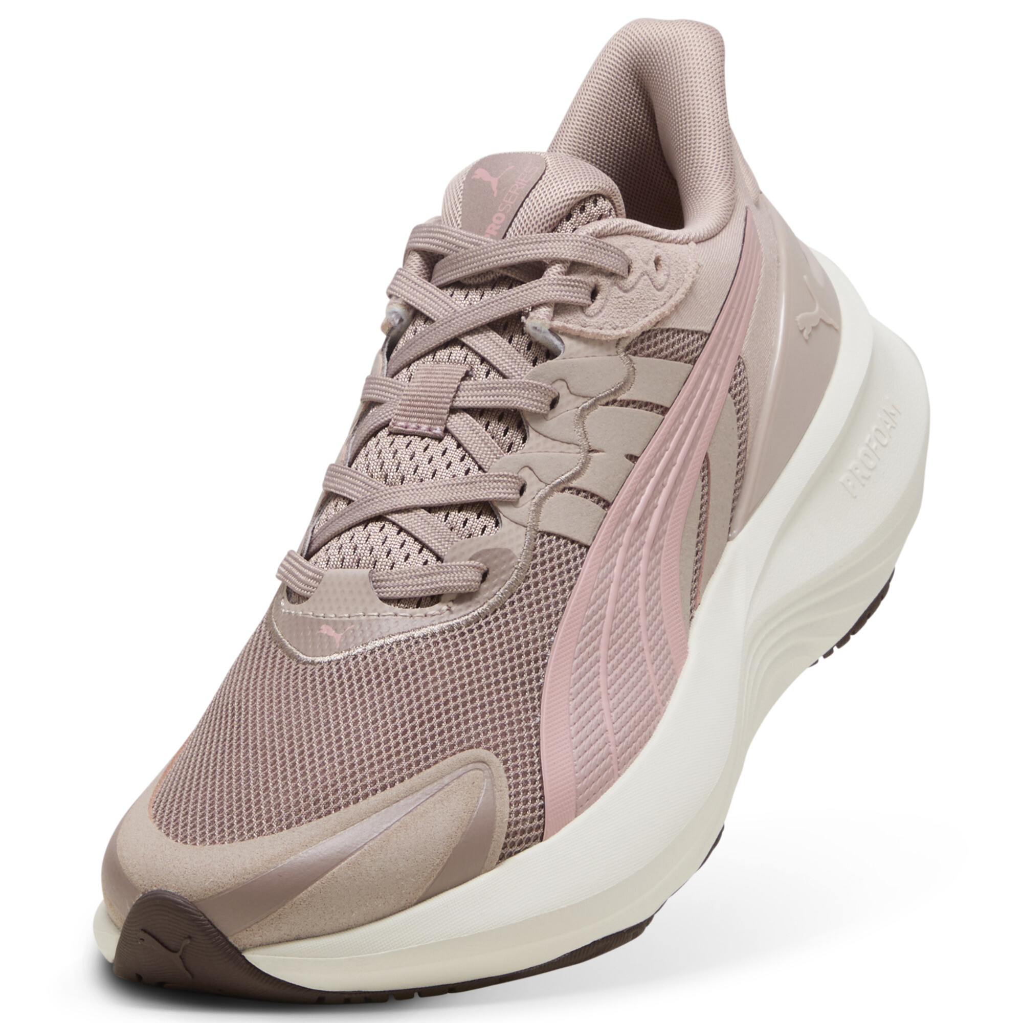 PUMA Pulse Pro hardloopschoenen, Roze/Goud, Maat 40,5 thumbnail 2