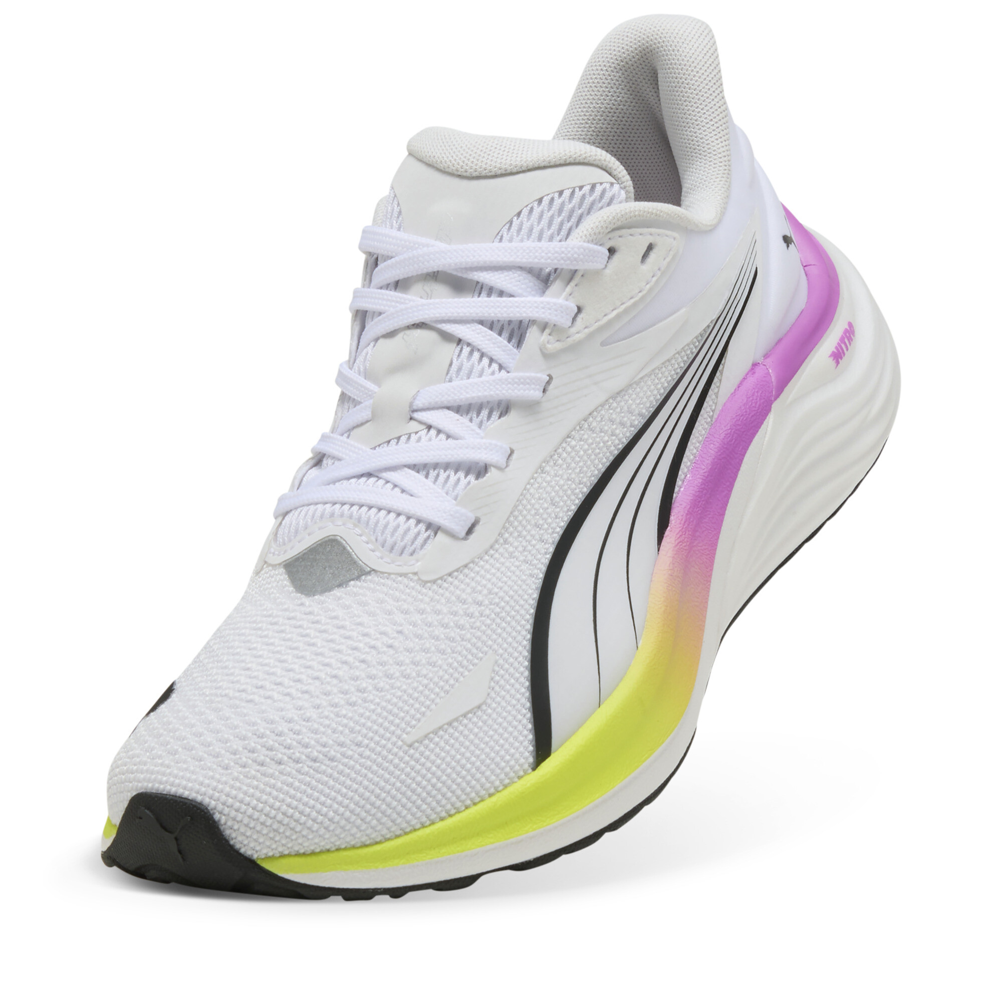 Electrify NITRO™ 4 hardloopschoenen voor Dames, Geel/Wit, Maat 40 | PUMA