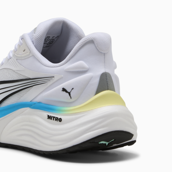 Zapatillas de running Electrify NITRO™ 4 para mujer, PUMA White-Mint Melt-Speed Blue, large-ARG