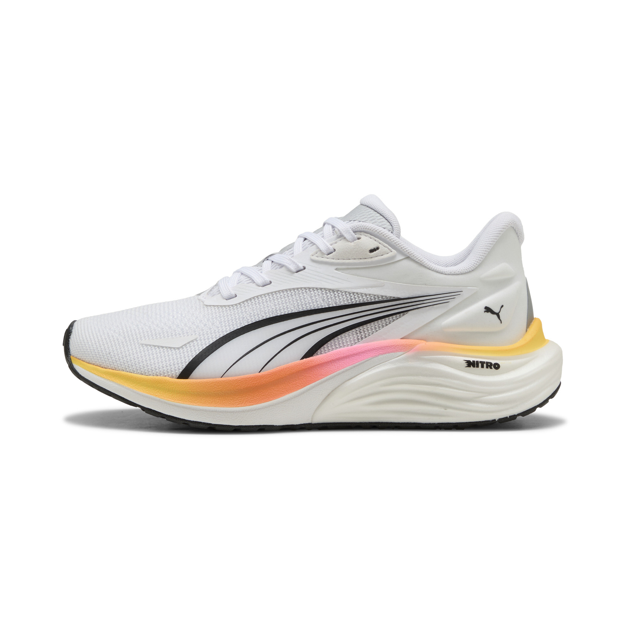 PUMA Electrify NITROâ¢ 4 hardloopschoenen voor Dames, Roze/Wit, Maat 40,5 thumbnail 5