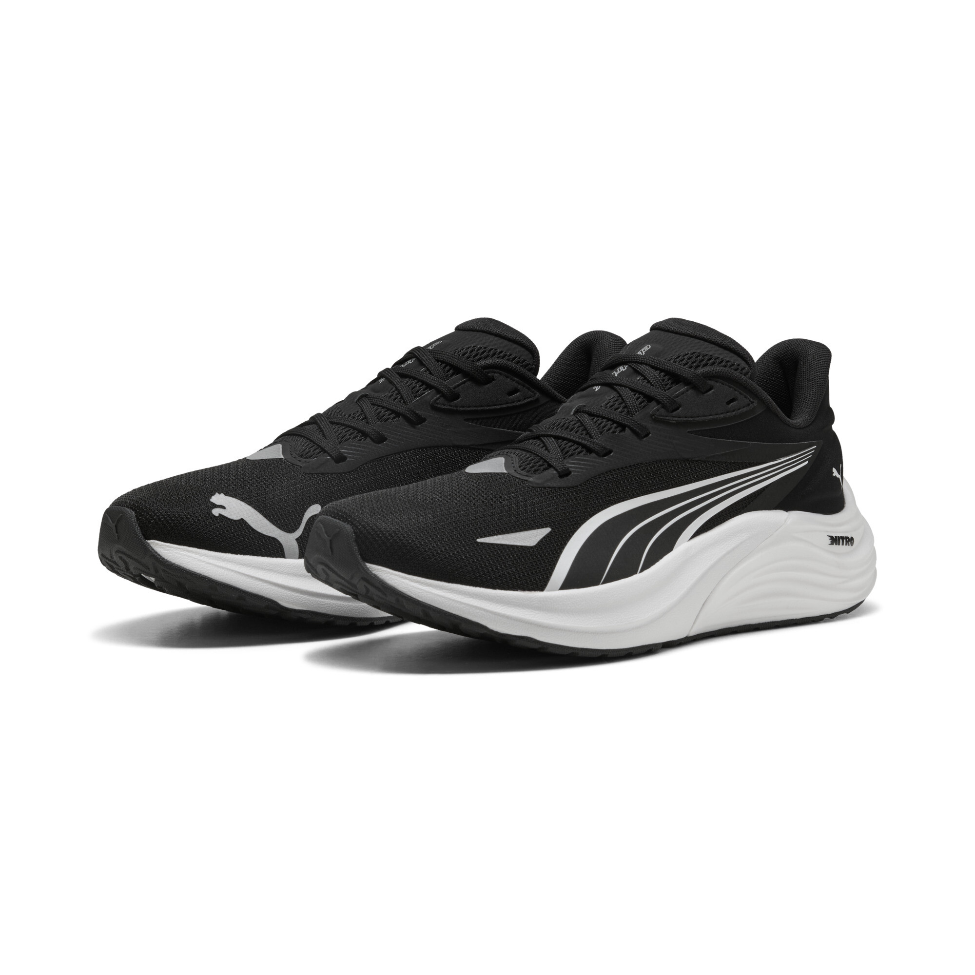 PUMA Electrify NITROâ¢ 4 hardloopschoenen voor Heren, Zwart/Wit, Maat 44,5 thumbnail 6