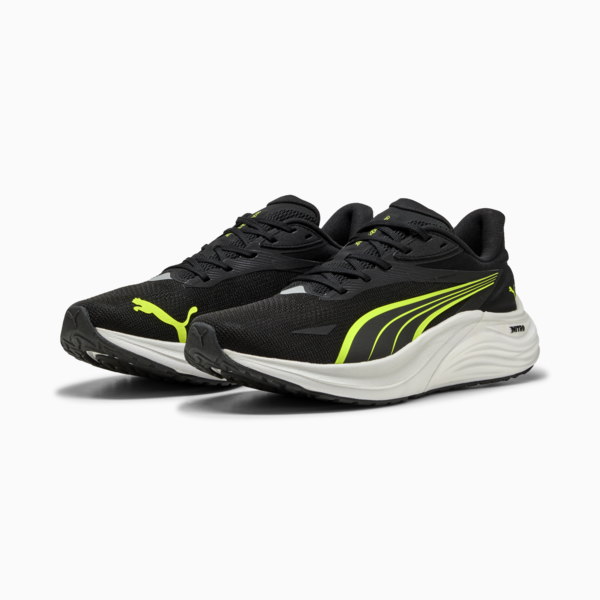 Tenis de running Electrify NITRO™ 4 para hombre, PUMA Black-Yellow Alert-Feather Gray, large-MEX