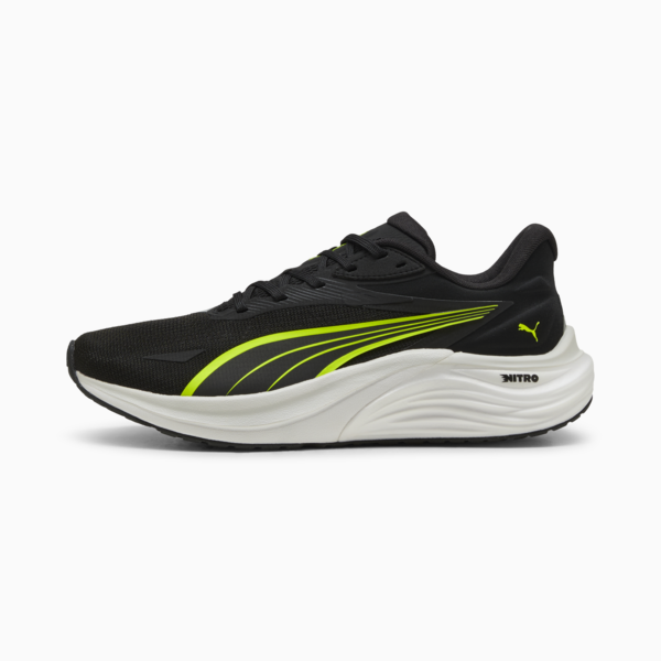 Tenis de running Electrify NITRO™ 4 para hombre, PUMA Black-Yellow Alert-Feather Gray, large-MEX