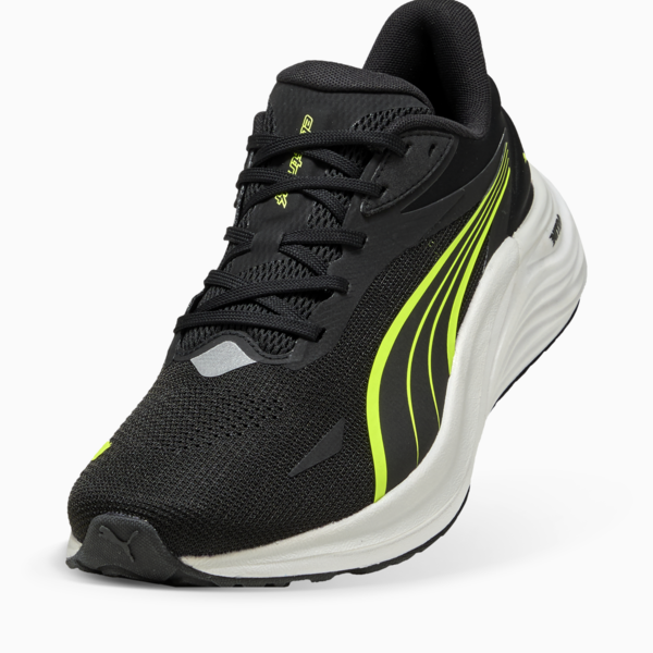 Tenis de running Electrify NITRO™ 4 para hombre, PUMA Black-Yellow Alert-Feather Gray, large-MEX