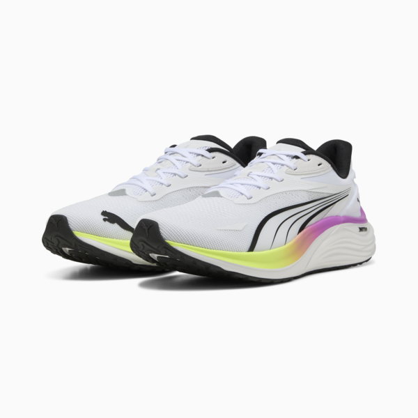 Electrify NITRO™ 4 Running Shoes Men, PUMA White-Pure Magenta-Yellow Alert, large-ZAF