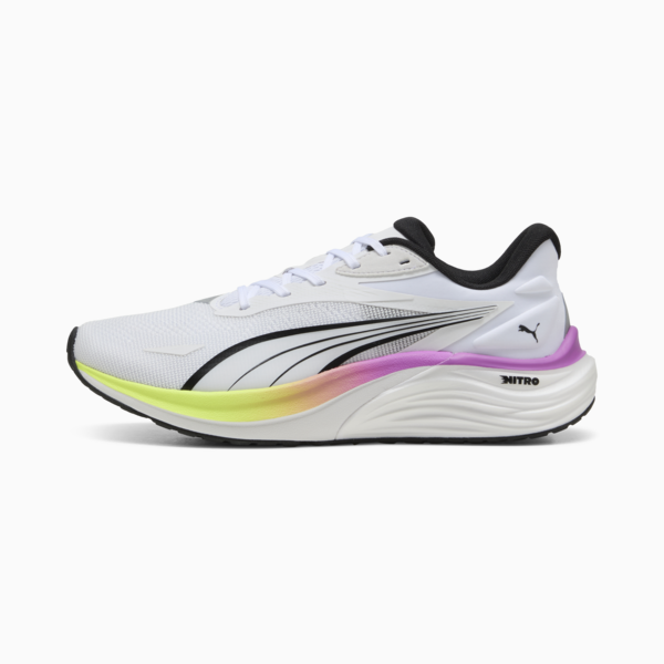 Electrify NITRO™ 4 Running Shoes Men, PUMA White-Pure Magenta-Yellow Alert, large-ZAF