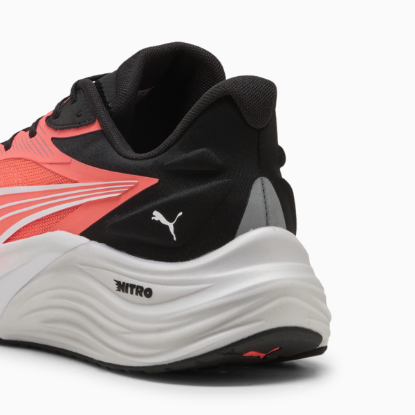Electrify NITRO™ 4 Running Shoes Men, Glowing Red-PUMA White-Feather Gray, large-MEX