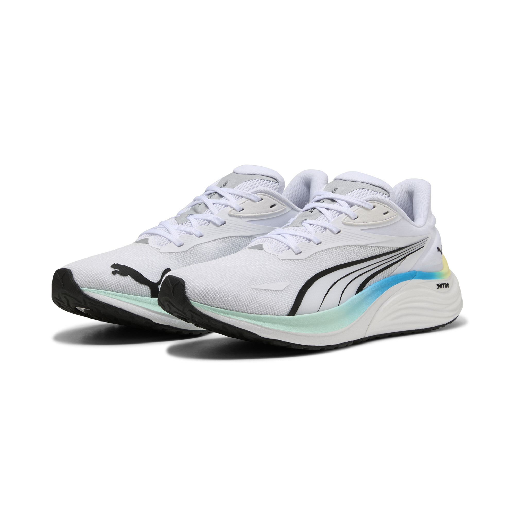 PUMA Electrify NITROâ¢ 4 hardloopschoenen voor Heren, Blauw/Wit, Maat 46 thumbnail 6