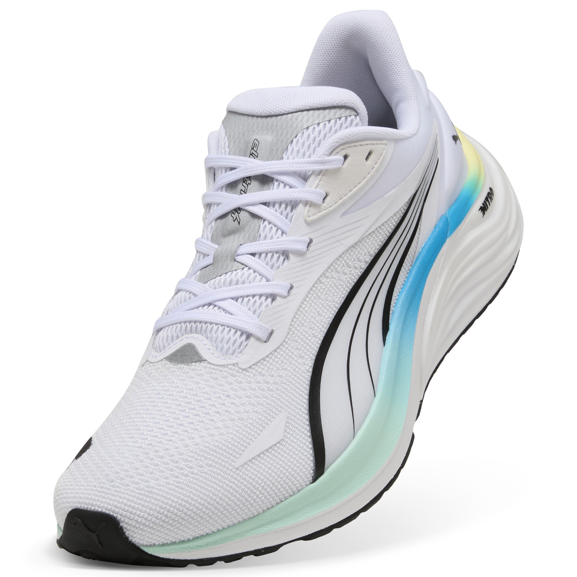 PUMA Electrify NITROâ¢ 4 hardloopschoenen voor Heren, Blauw/Wit, Maat 46 thumbnail 2