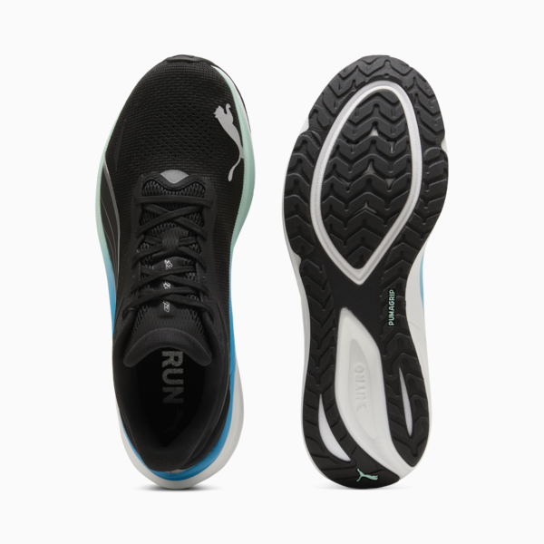 Electrify NITRO™ 4 Running Shoes Men, PUMA Black-Mint Melt-Speed Blue, large-ZAF