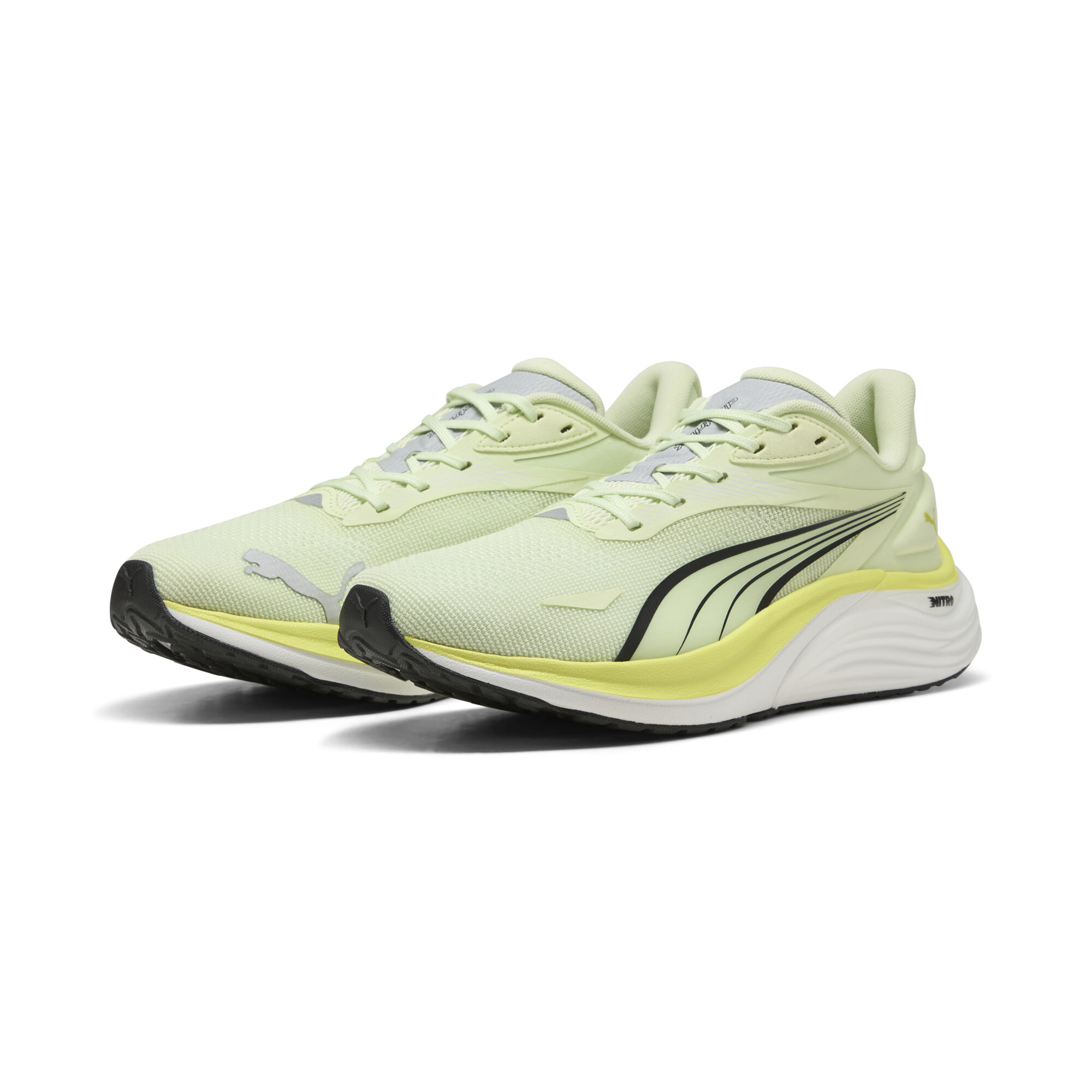 PUMA Electrify NITRO™ 4 hardloopschoenen voor Heren, Groen/Zwart, Maat 40 thumbnail 6