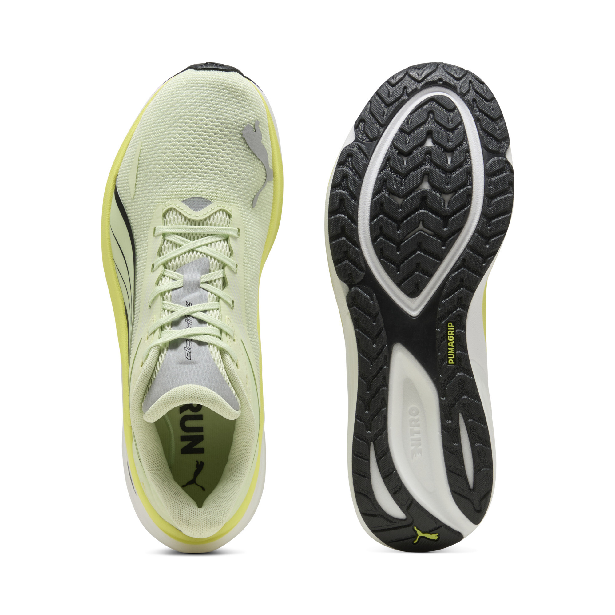 PUMA Electrify NITRO™ 4 hardloopschoenen voor Heren, Groen/Zwart, Maat 40 thumbnail 4